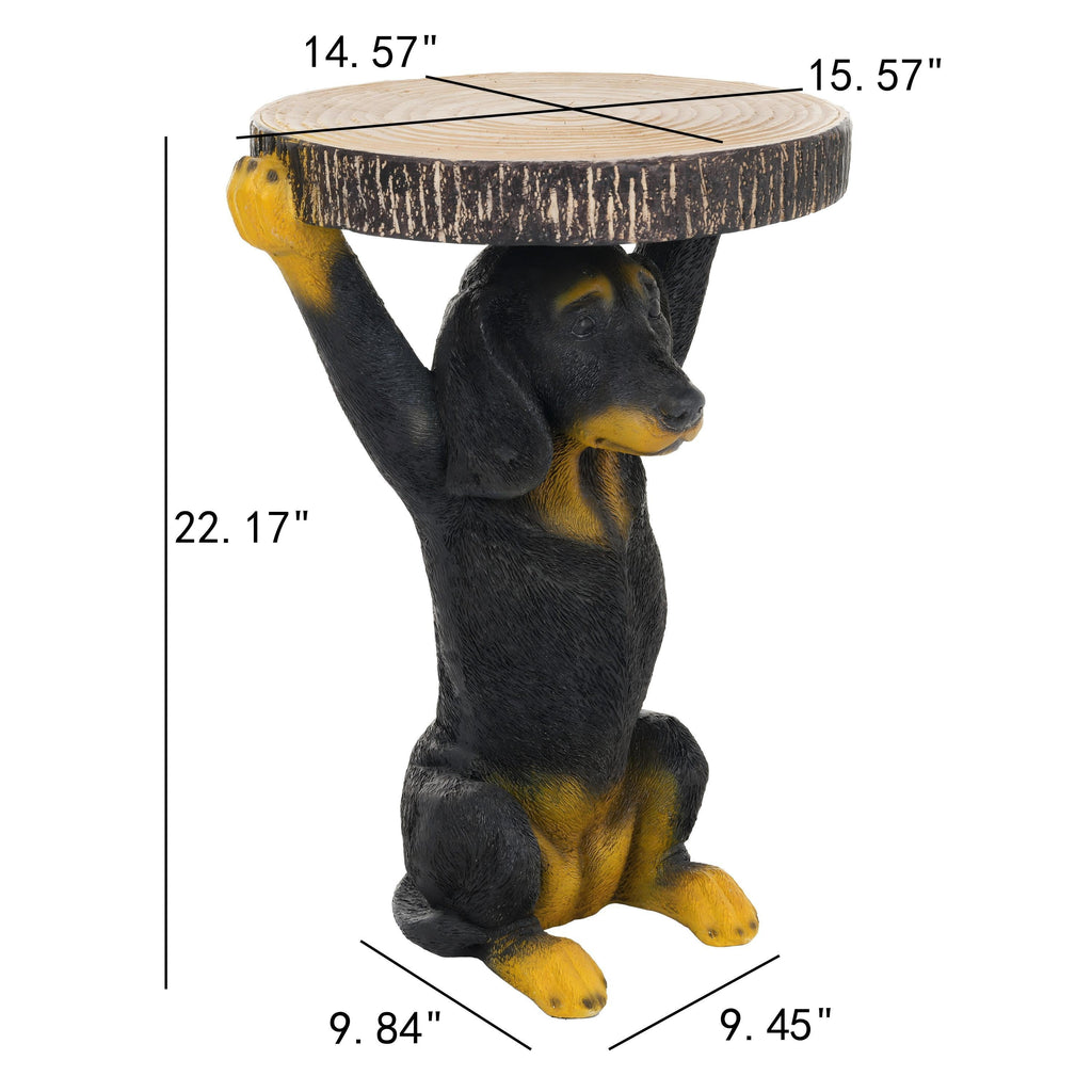 Black Dog Sculptural Side Table — product view 5