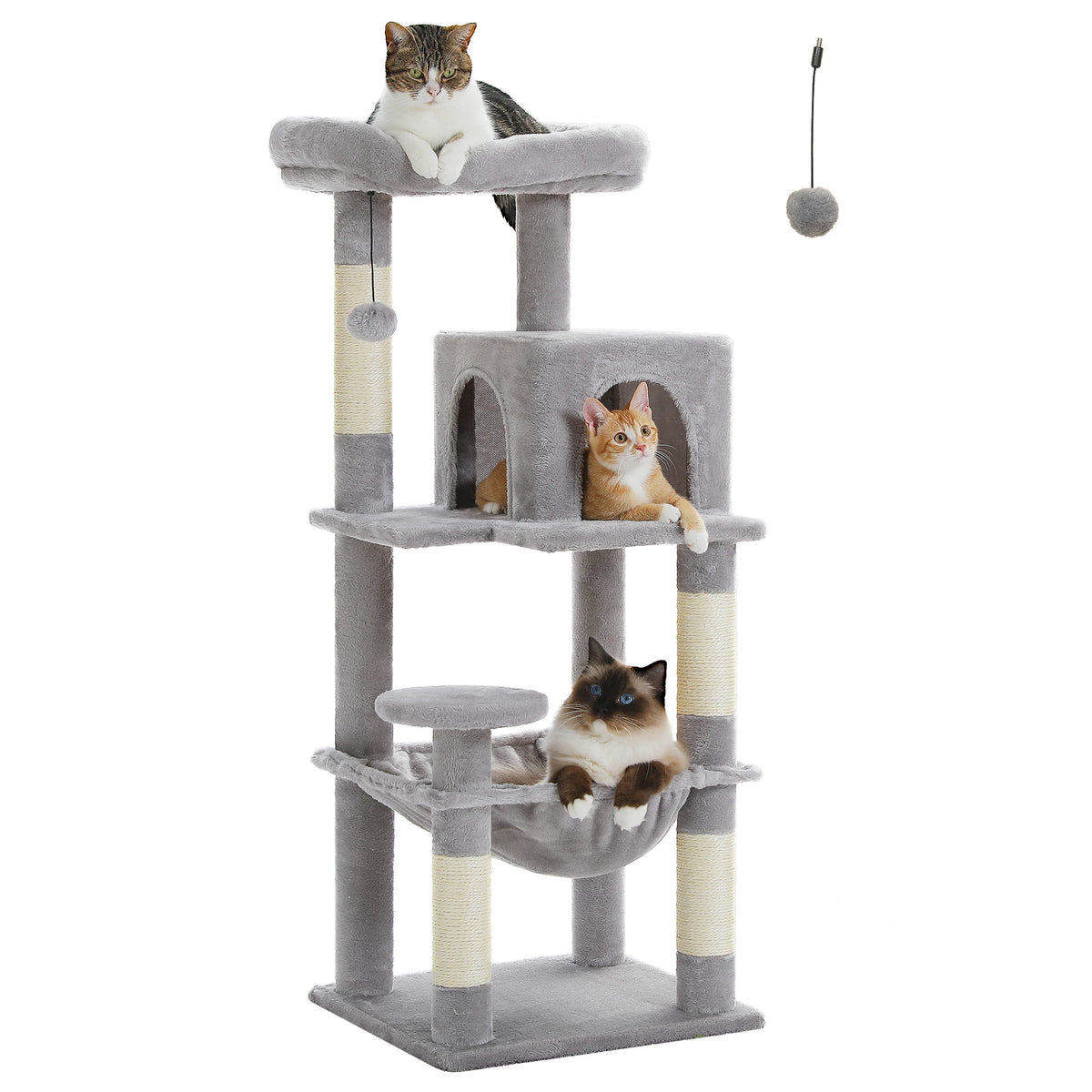 5-Level Cat Tower with Hammock — product view 32