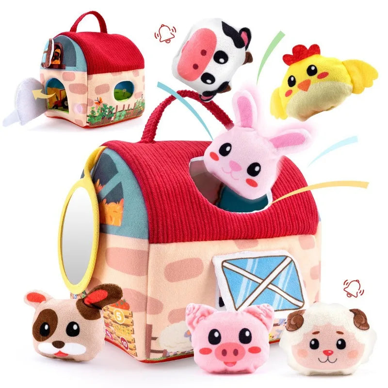 FarmFun™ Plush Sensory Barn Set